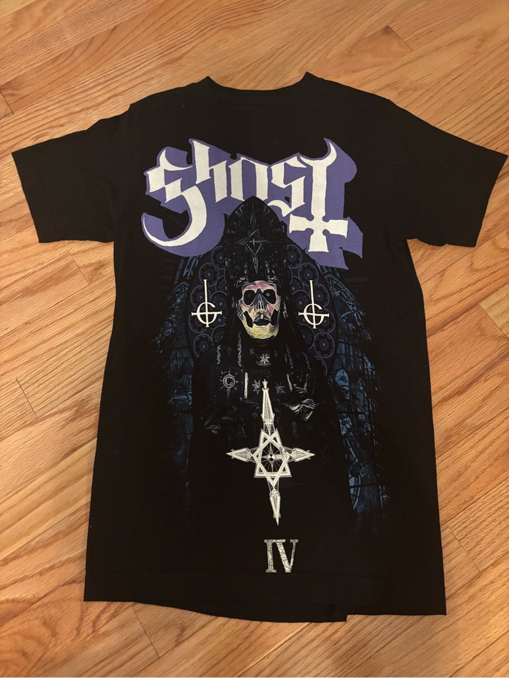 The Band Ghost Black and Purple T-shirt Size S